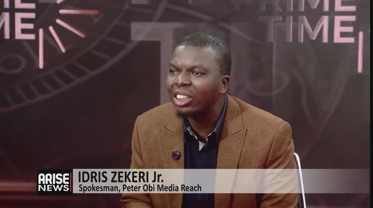 Mr. Peter Obi will lead from the front.— Idris Zekeri