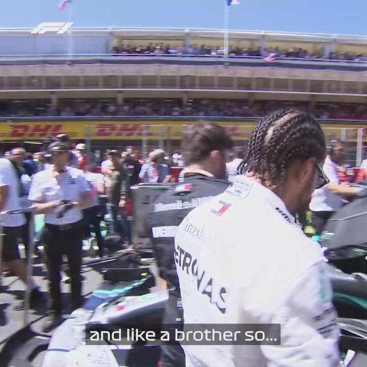 Sir Lewis Hamilton used the caption “Remember who you are” on his social media posts after his histo...