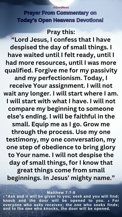 #PrayerFromCommentaryOnTodaysOpenHeavensDevotionalbyPastorEAAdeboye 
1 John 5:14-15 Voice
We live in...