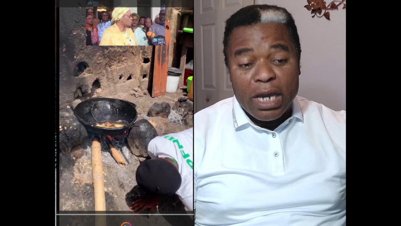Videos showing some frustrated Nigerians reacting to the comment made by Remi Tinubu. Nigerians shou...