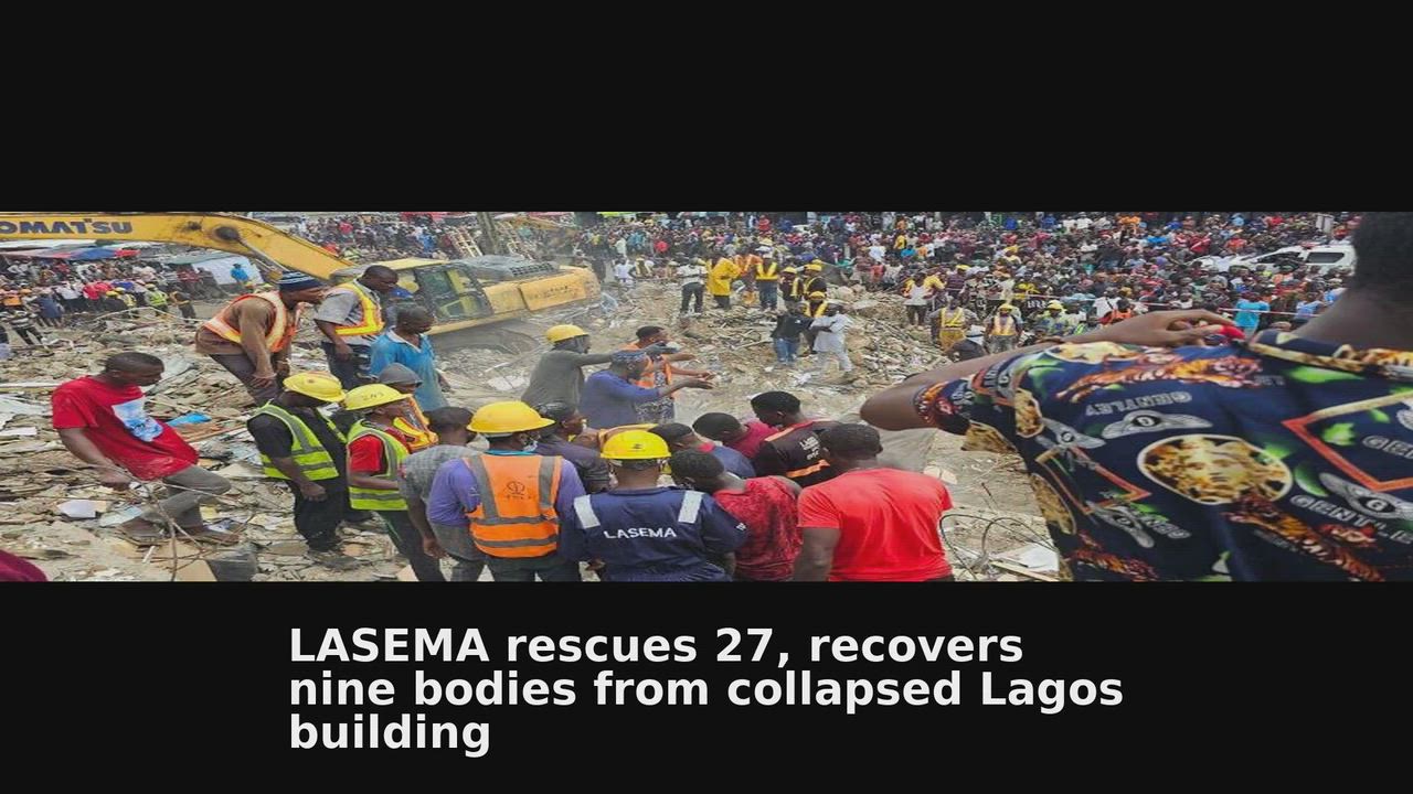 Top 10 Lagos headlines 🙄🚀 discussions:
1. LASEMA rescues 27, recovers nine bodies from collapsed L...