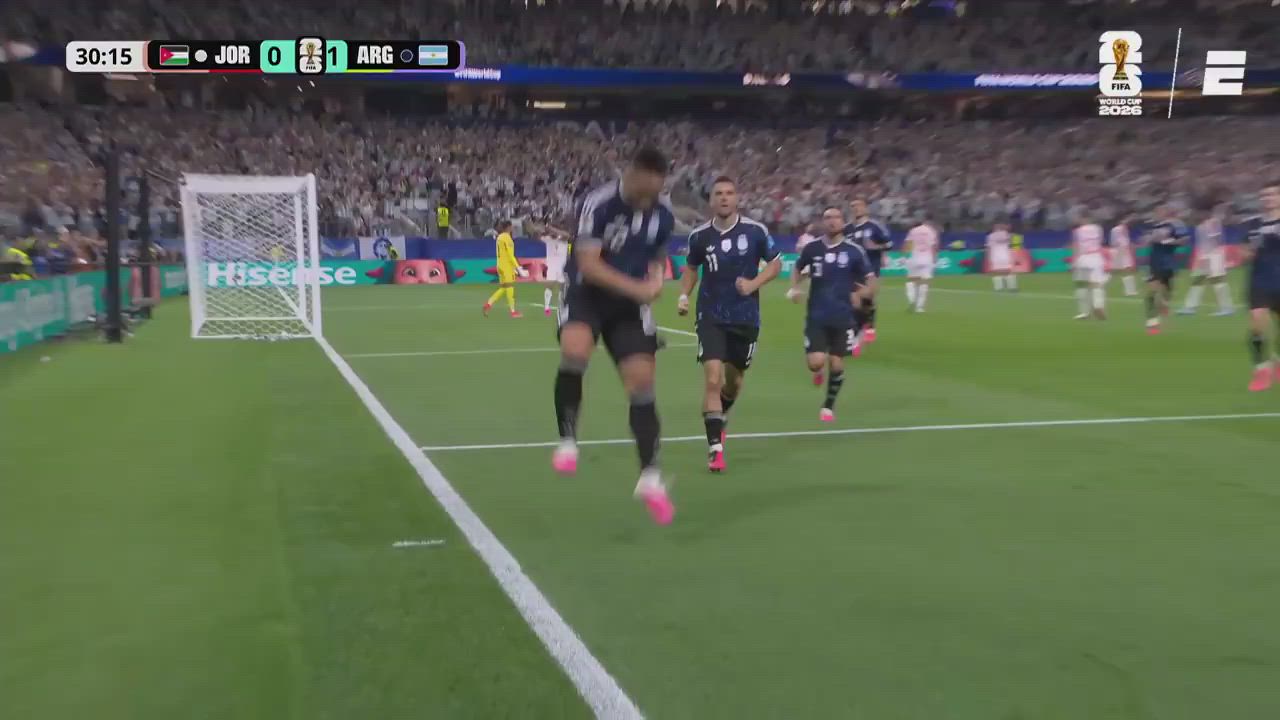 Lautaro Martínez scored his first ever World Cup goal. This is Argentina's first #FIFAWC2026 match w...