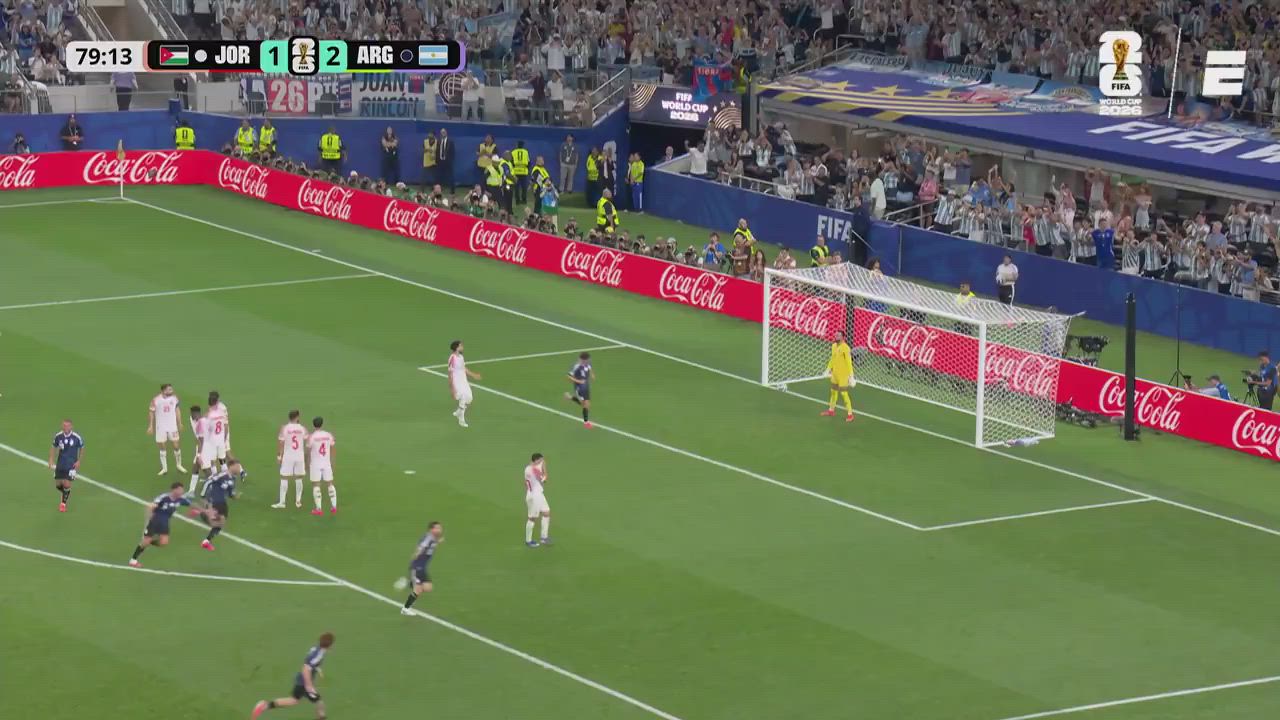 With this perfect free kick, Lionel Messi broke another record, becoming the first player to score i...