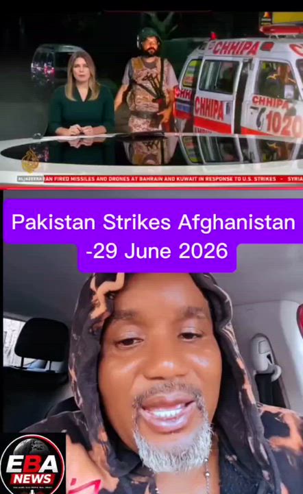 Pakistan Strikes Afghanistan -29 June 2026