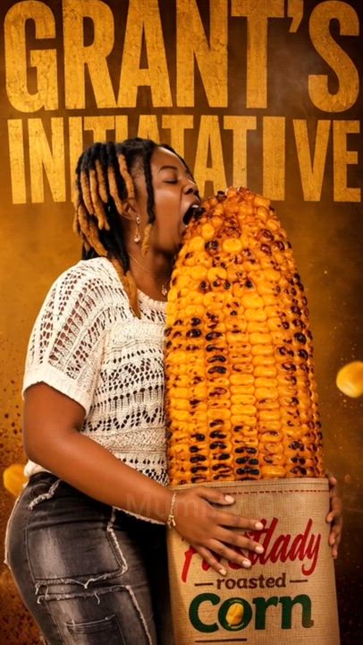 Customized corn
#firstlady #roastedcorn #grants