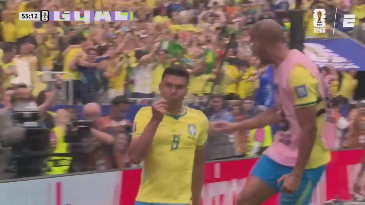 Casemiro scored his first goal at the #FIFAWC2026 and it was a crucial one for Brazil🇧🇷, equalizing...