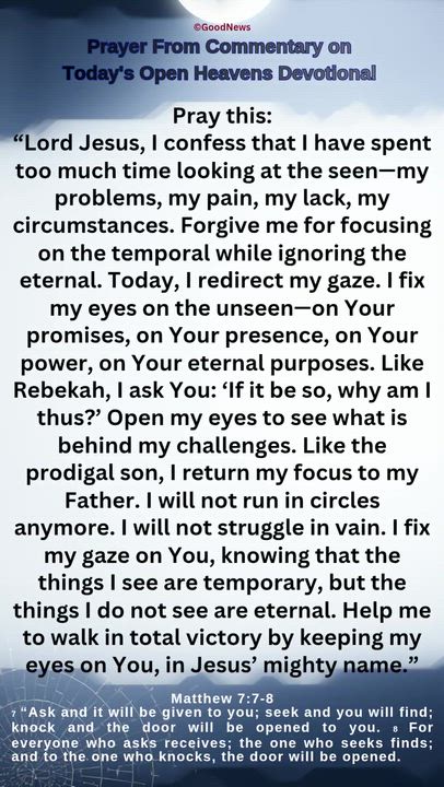 #PrayerFromCommentaryOnTodaysOpenHeavensDevotionalbyPastorEAAdeboye 
1 John 5:14-15 Voice
We live in...