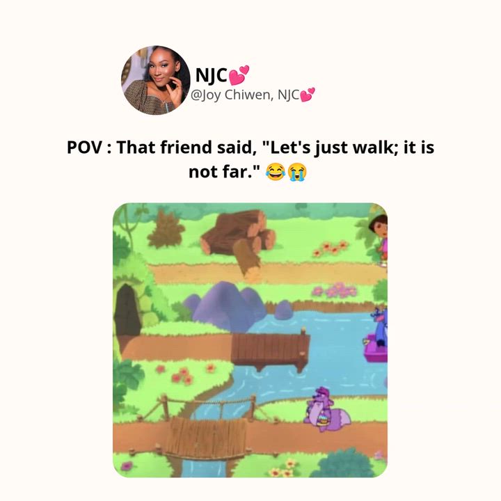 call them Dora 😂😂 everytime we can walk it😂😩🥲 leave me😂😂#LekeeLekee #walkingfriends#explorers...