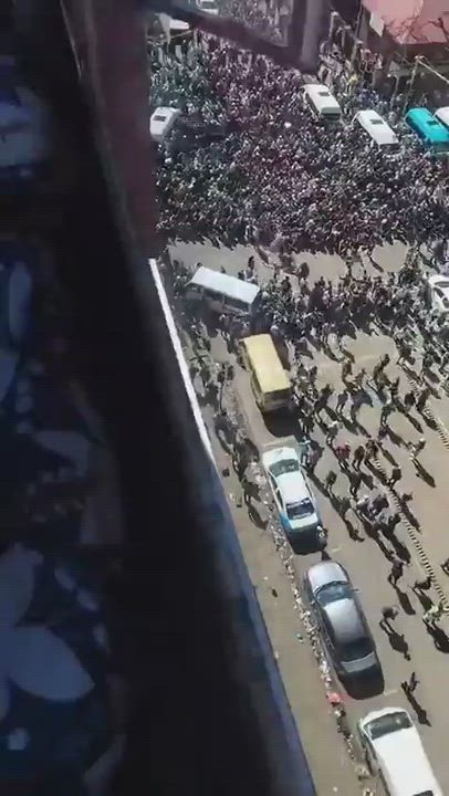 South Africans in large numbers hit the streets to enforce today’s deadline for illegal immigrants t...