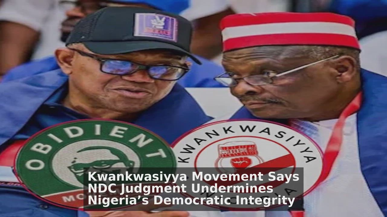 Top 10 Politics Nigeria headlines 🙄🚀 discussions:
1. Kwankwasiyya Movement Says NDC Judgment Under...