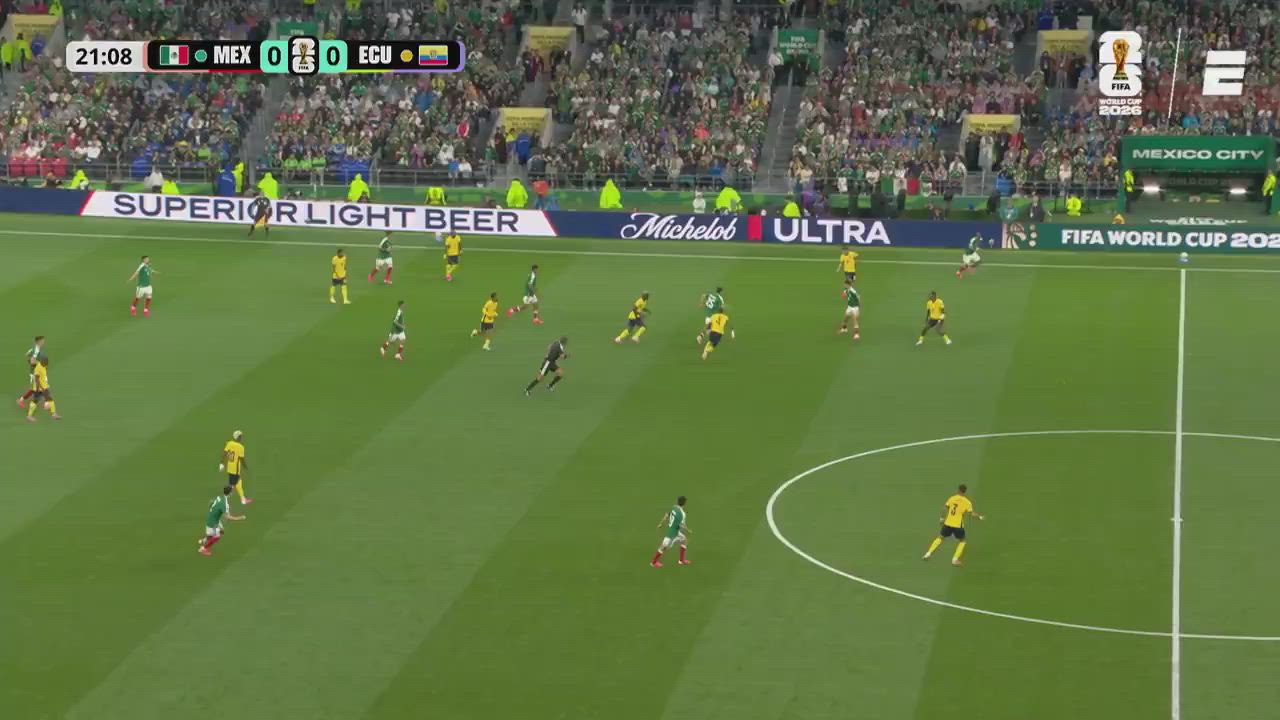GOLAZO!!!. Julian Quiñones sent a rocket, scoring the first goal of this #FIFAWC2026 Round of 32 mat...