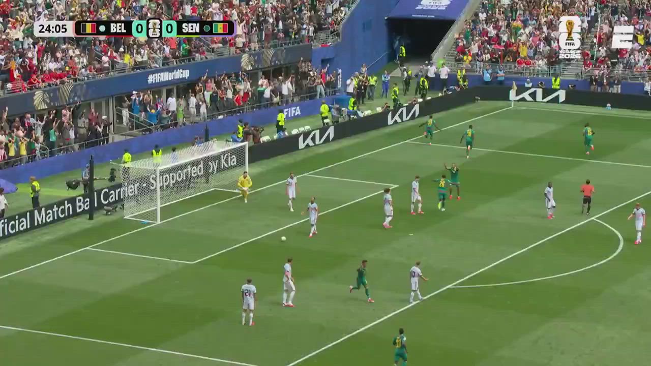 Habib Diarra scored for Senegal🇸🇳 in their Round of 32 clash against Belgium! It's his second #FIFAW...