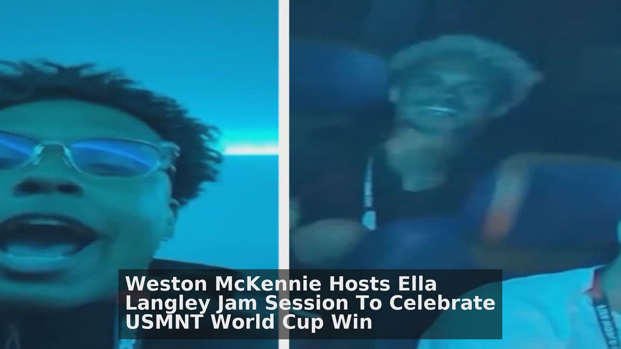 Top 10 Entertainment headlines 🙄🚀 discussions:
1. Weston McKennie Hosts Ella Langley Jam Session T...