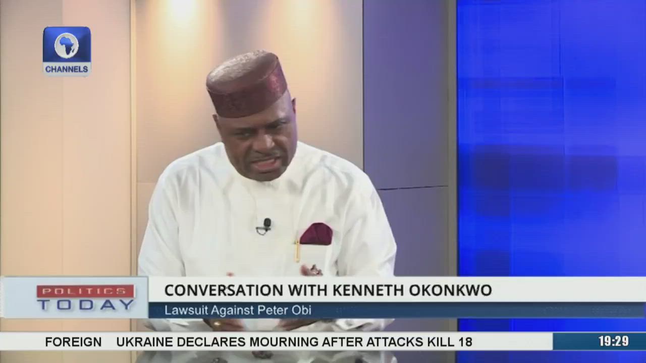 Kenneth Okonkwo reacts to an 8 billion naira  lawsuit against him by Peter Obi.