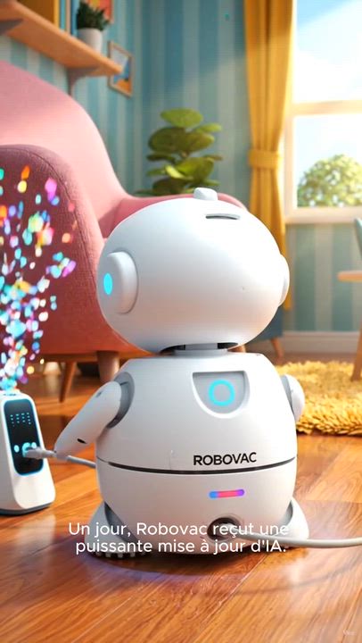 🤖🧹 What happens when an AI vacuum decides cleaning can wait? Even the smartest machines need disci...