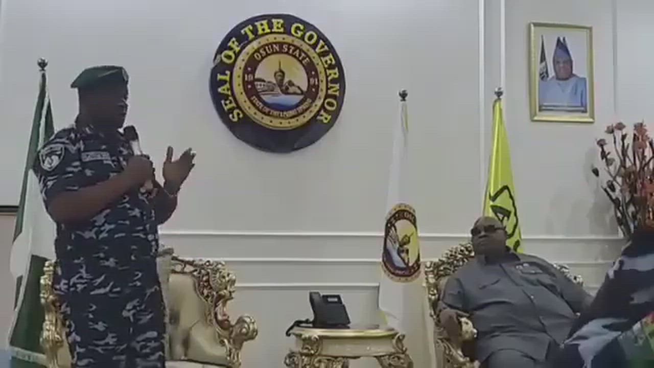 The Commissioner said suspected criminals are hibernating in the Osun State Government House." — Ins...