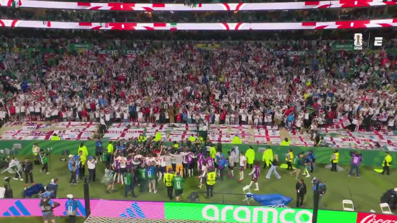 As it's their tradition this #FIFAWC2026 , England players sang Oasis' 'Wonderwall' with their fans,...
