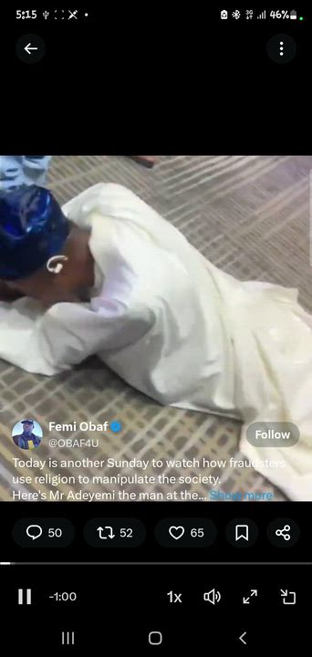Unknown FG Agency  DG thanking for  reasons  best known to him.