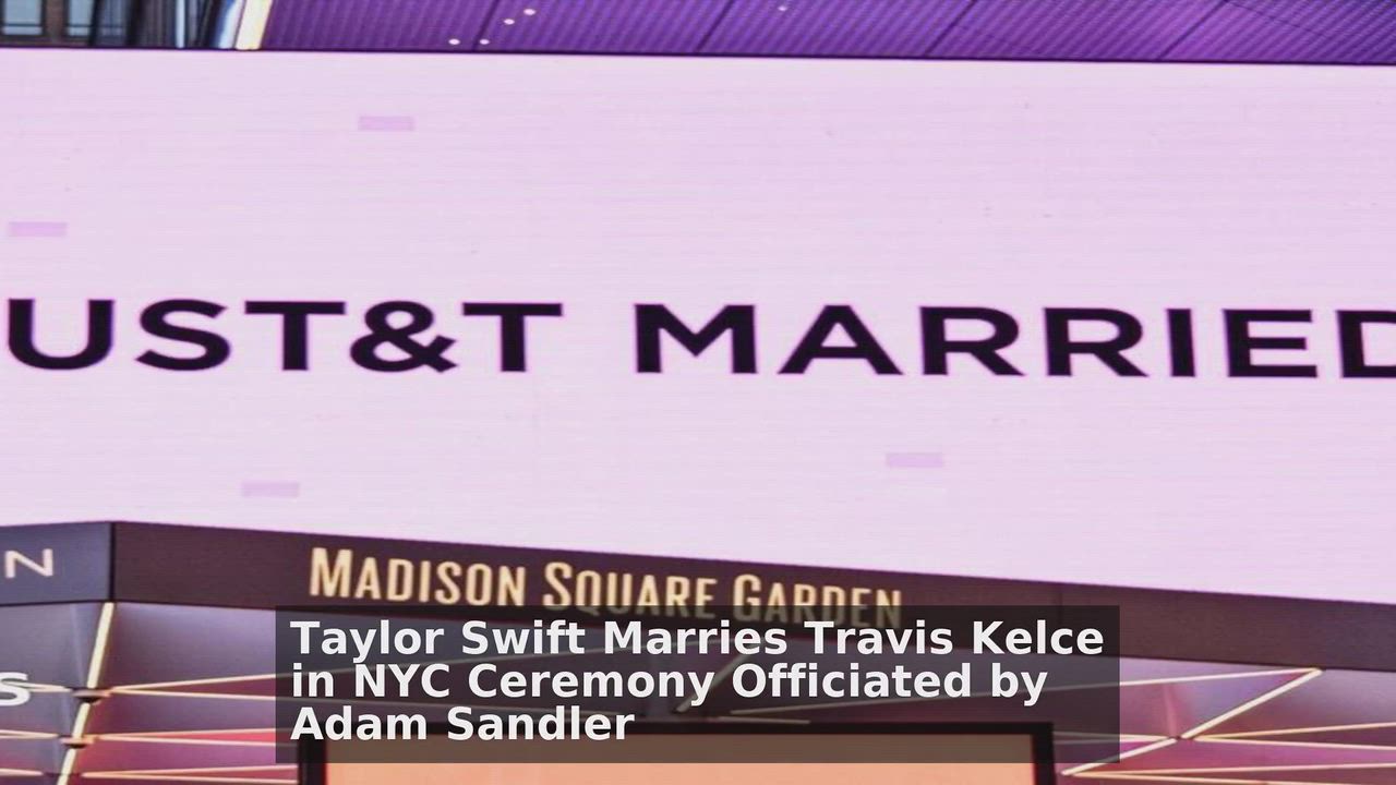 Entertainment News Headlines
Taylor Swift marries Travis Kelce in a New York City ceremony officiate...