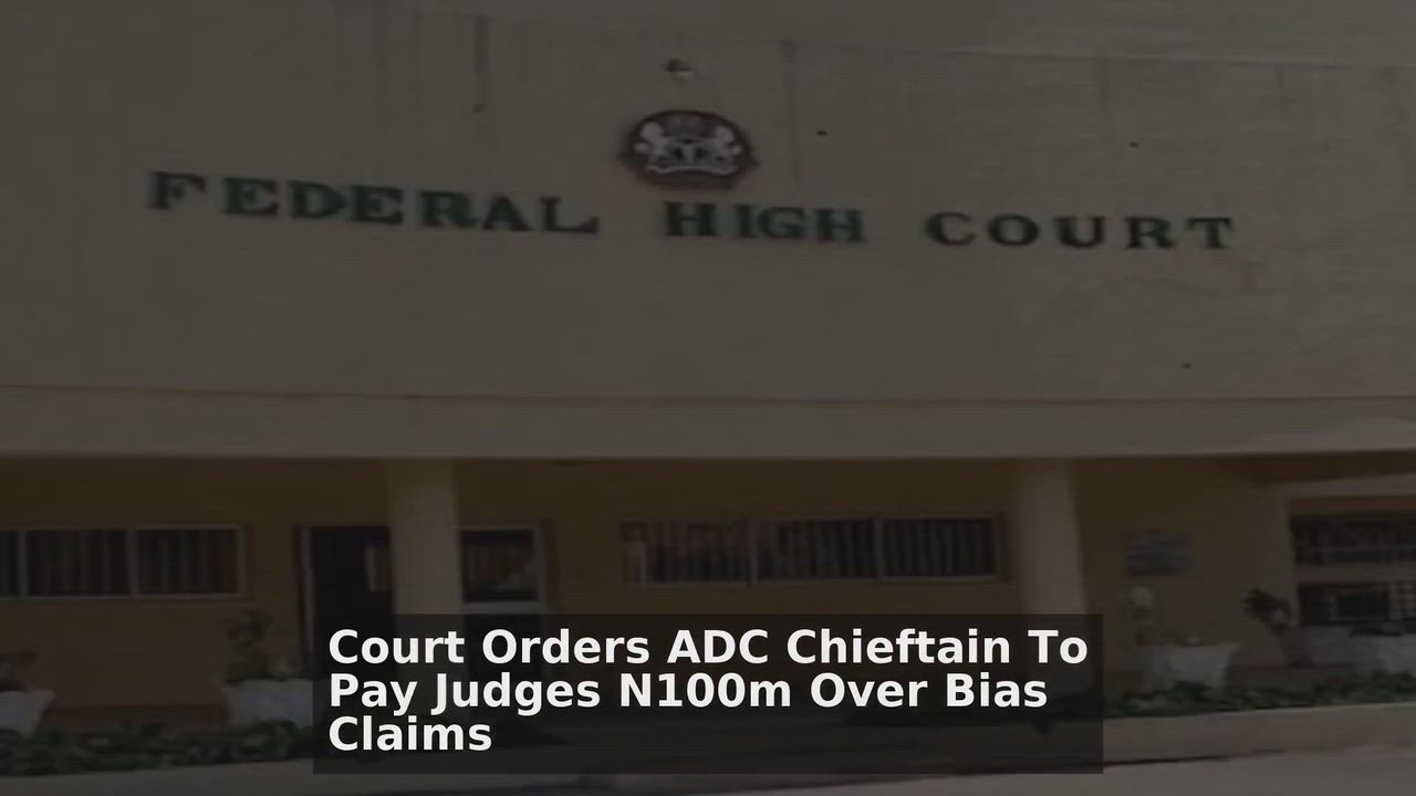 Top 10 Politics Nigeria headlines 🙄🚀 discussions:
1. Court Orders ADC Chieftain To Pay Judges N100...