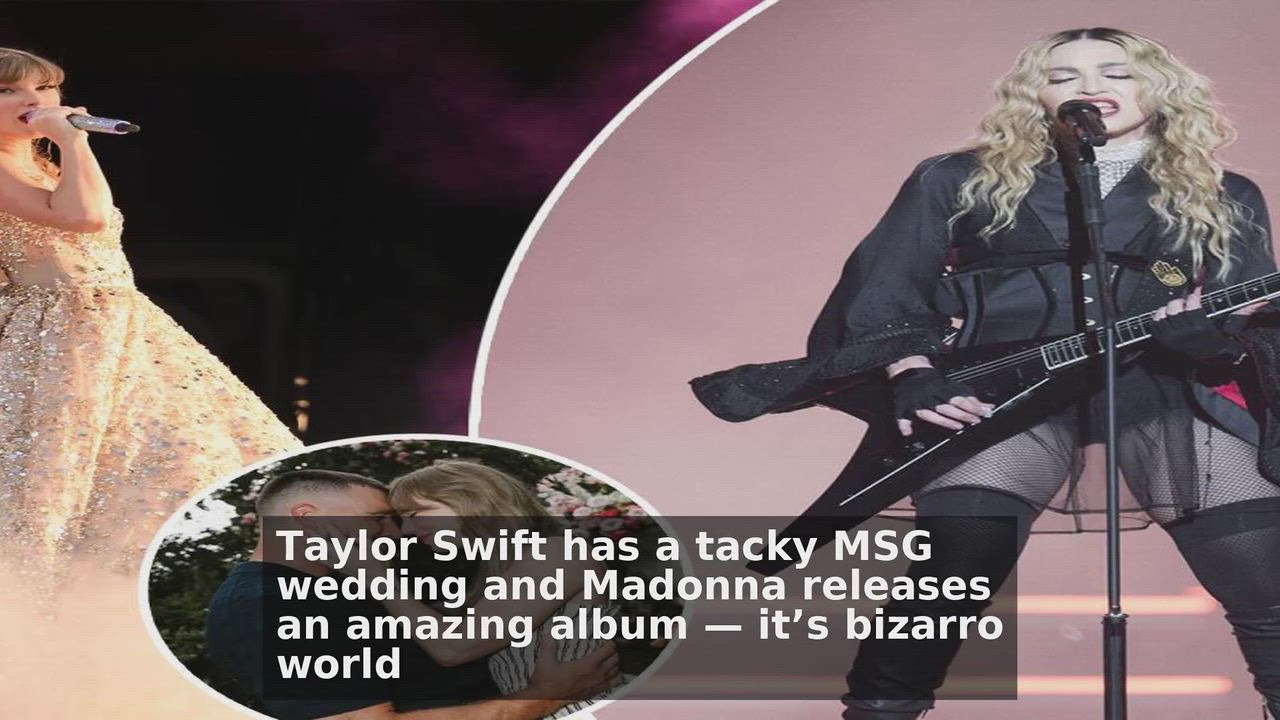 Top 10 Entertainment headlines 🙄🚀 discussions:
1. Taylor Swift has a tacky MSG wedding and Madonna...
