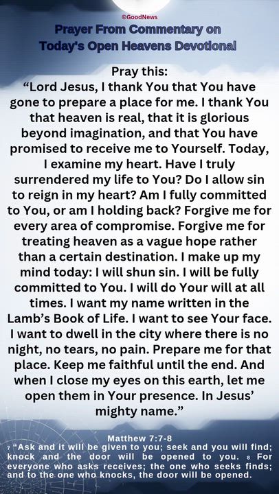 #PrayerFromCommentaryOnTodaysOpenHeavensDevotionalbyPastorEAAdeboye 
1 John 5:14-15 Voice
We live in...