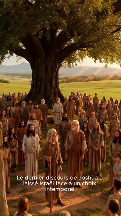 **Joshua's farewell was more than a goodbye—it was a call to choose faithfulness. "As for me and my...