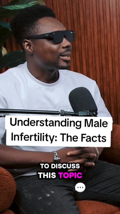 Why is male infertility still treated as a taboo subject? 🤫#MaleInfertility #MensHealth #FertilityA...