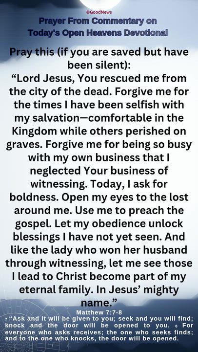 #PrayerFromCommentaryOnTodaysOpenHeavensDevotionalbyPastorEAAdeboye 
1 John 5:14-15 Voice
We live in...