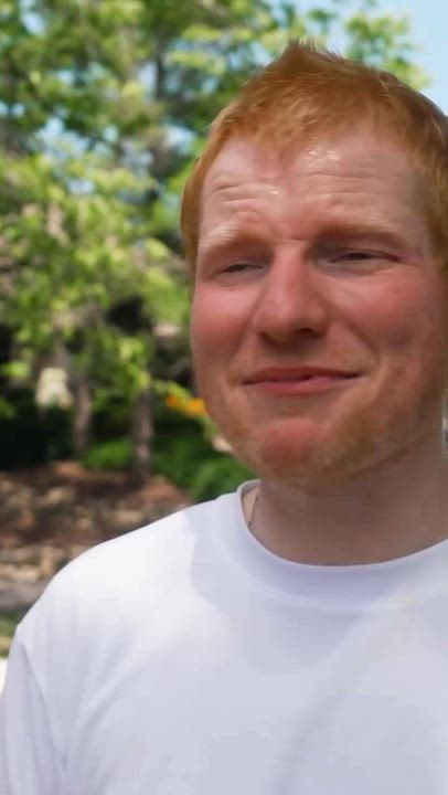 Ed Sheeran paid a visit to the England World Cup football camp, continuing a tradition that he start...