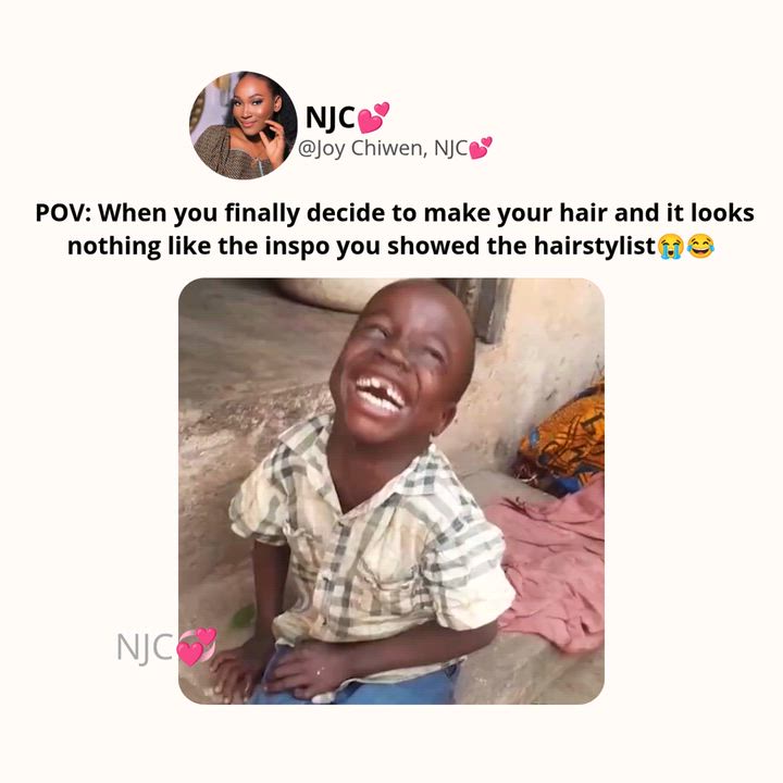 she told me she could achieve it o😭😭😂😂#NJC💞 #ashownau #relaytable #viral #wronghairday#LekeeLek...