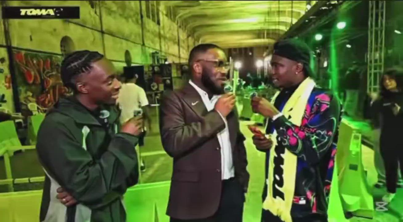 Shank: Is it true you taught Ronaldinho how to play ball?

Jay Jay Okocha: No, but i showed him a lo...