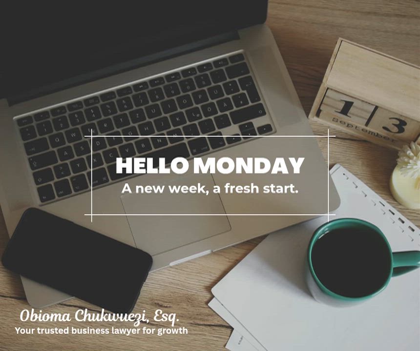 Happy Monday, Amazing people! 🥳💃🏾
A new week is here, fresh opportunities to grow, build, and tak...
