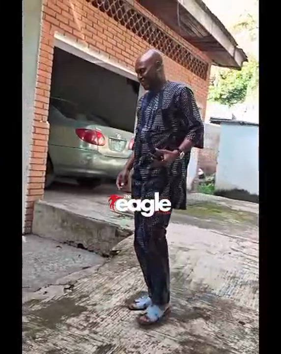 Ekiti State Governor, Biodun Oyebanji, prostrates despite protest from an elder statesman in the sta...