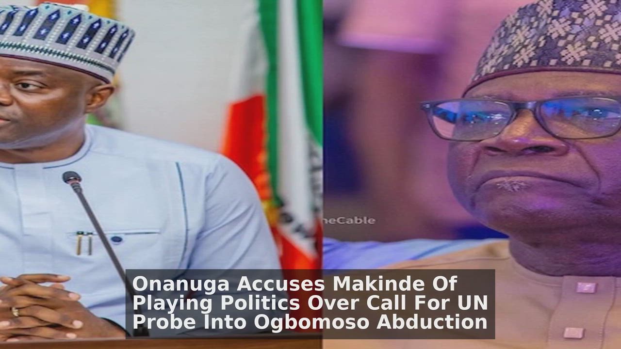 Top 10 Politics Nigeria headlines 🙄🚀 discussions:
1. Onanuga Accuses Makinde Of Playing Politics O...