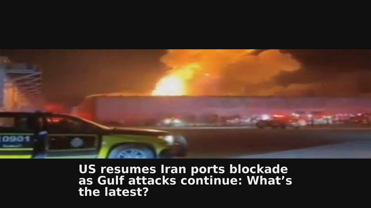 Top 10 Worldwide headlines 🙄🚀 discussions:
1. US resumes Iran ports blockade as Gulf attacks conti...