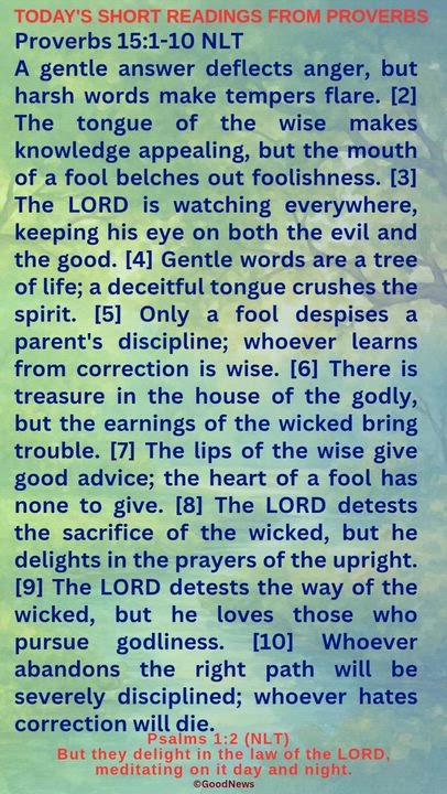 #DailyScriptureDelightsFromProverbs
Proverbs 4:7-9 TLB
Getting wisdom is the most important thing yo...