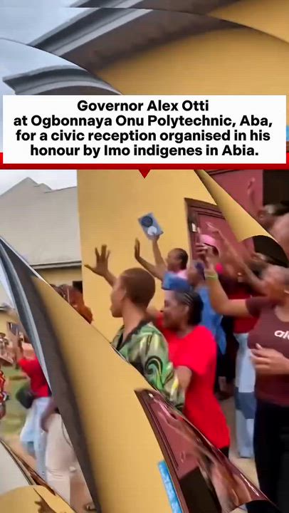 Imo Indigenes, resident in Abia State, came out in large numbers to endorse the transformational Gov...