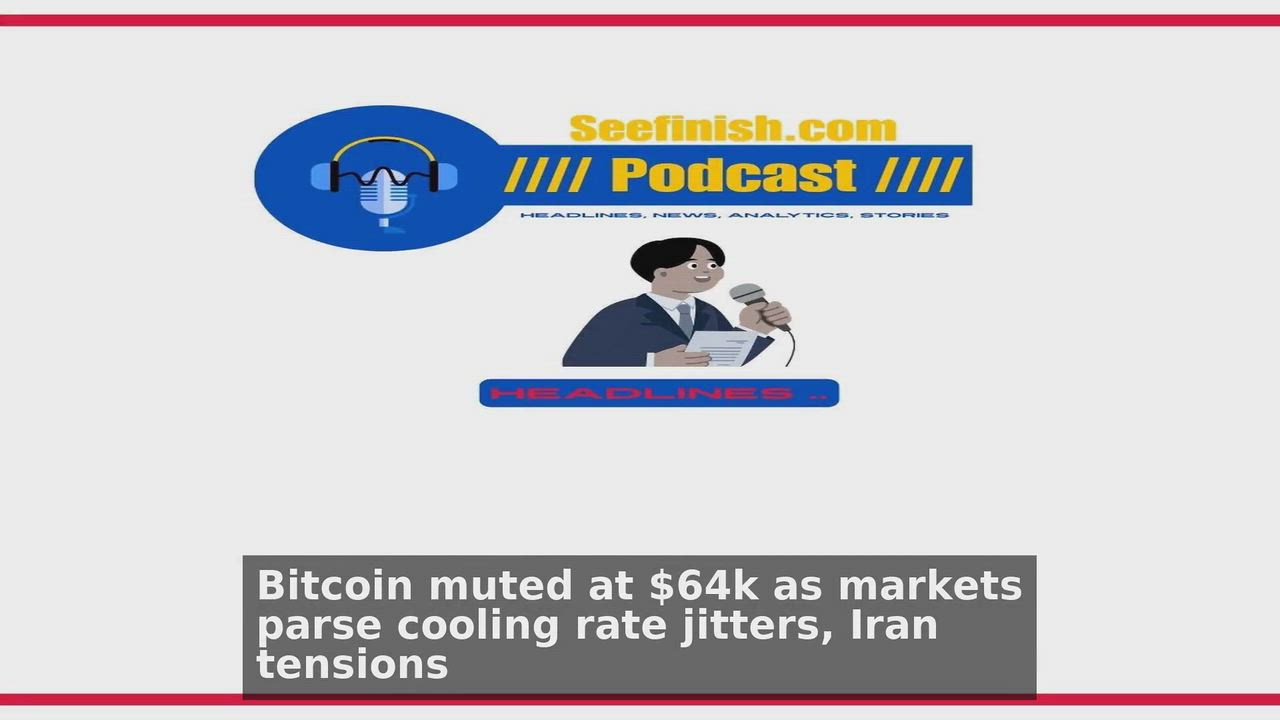 Top 10 Cryptocurrency headlines 🙄🚀 discussions:
1. Bitcoin muted at $64k as markets parse cooling...