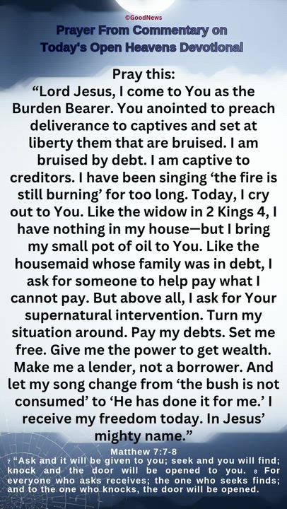 #PrayerFromCommentaryOnTodaysOpenHeavensDevotionalbyPastorEAAdeboye 
1 John 5:14-15 Voice
We live in...