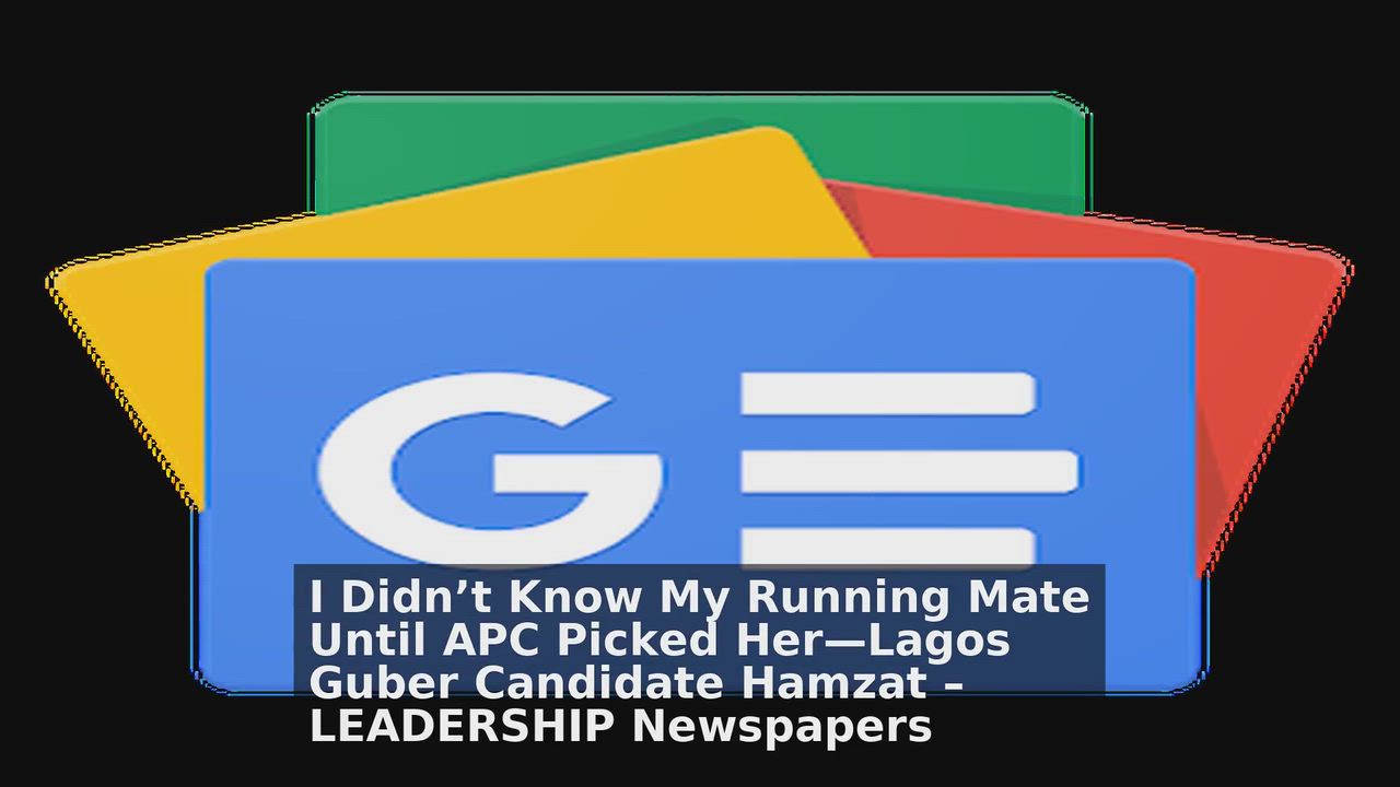 Top 10 Lagos headlines 🙄🚀 discussions:
1. I Didn’t Know My Running Mate Until APC Picked Her—Lagos...
