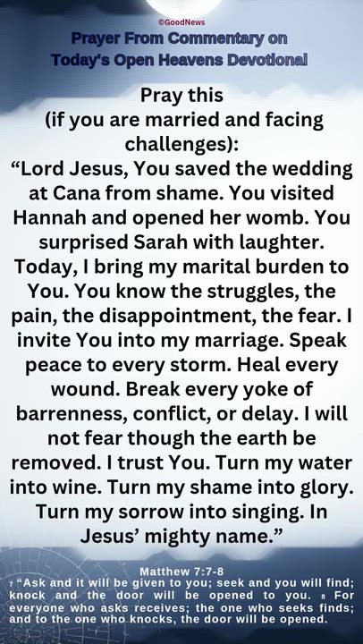#PrayerFromCommentaryOnTodaysOpenHeavensDevotionalbyPastorEAAdeboye 
1 John 5:14-15 Voice
We live in...