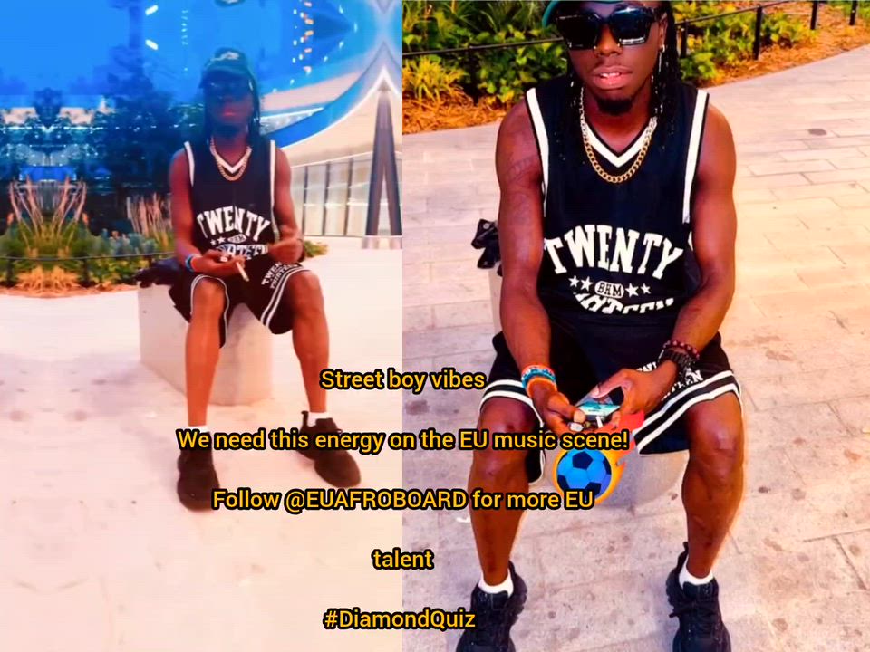 Putting EU artists on!🔊🔉 

This is Diamond Quiz, bringing that street boy energy.

From the street...