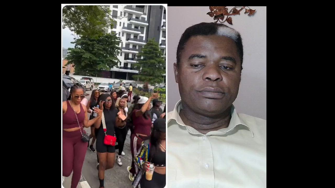 Tiwa Savage, Kiekie, and girls Lighthearted moment at Ikoyi. Heads colliding at Ikoyi roundabout as...
