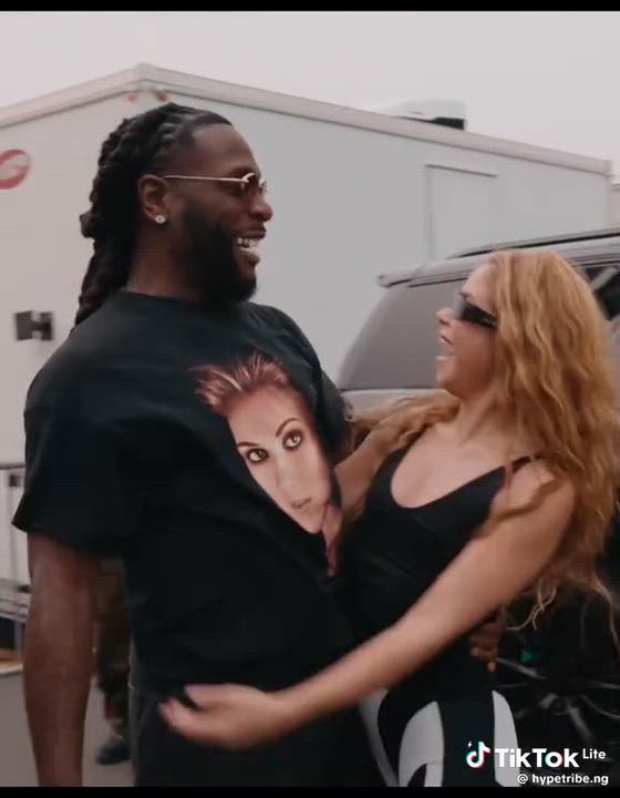 Burna Boy shared a video of him and Shakira