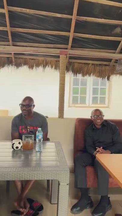 Peter Obi has visited Isaac fayose