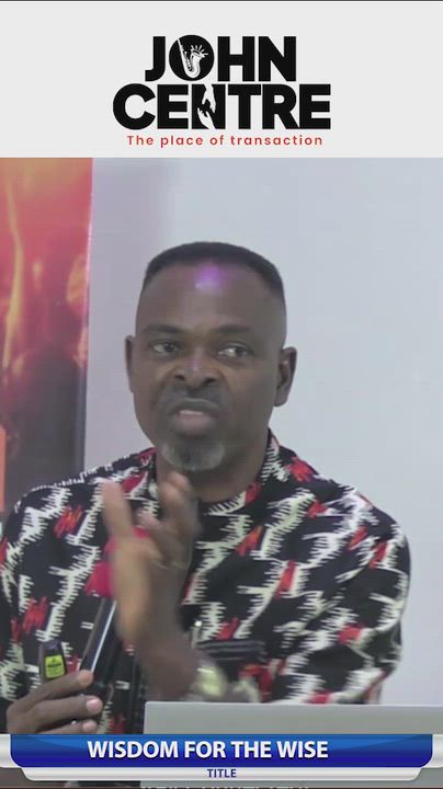 📖 JOHNCENTRE MINISTRY | TODAY IS SUNDAY
Theme: Wisdom for the Wise

As believers, we all need acces...
