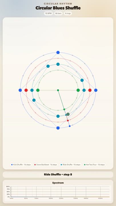 Circular Blues Shuffle

Circular Blues Shuffle

JolyMusic Links:
- Rhythm animation: https://jolymus...