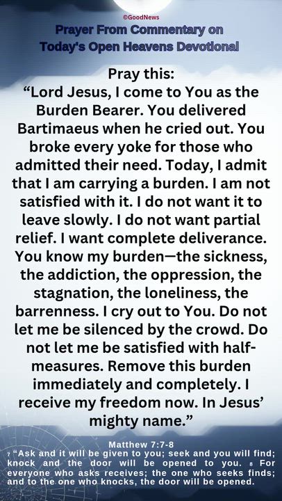 #PrayerFromCommentaryOnTodaysOpenHeavensDevotionalbyPastorEAAdeboye 
1 John 5:14-15 Voice
We live in...