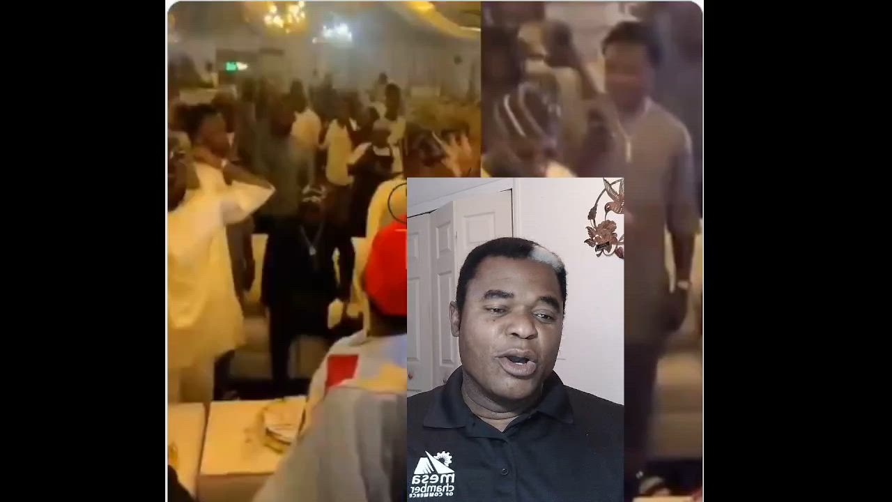 Moment when Davrel was bounced for sitting on the seat reserved for Davido at an event